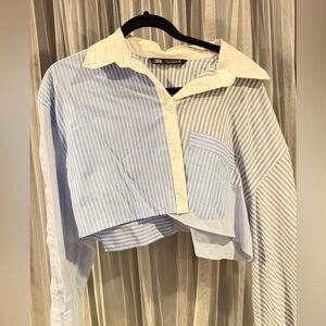 zara button down